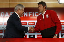 Luís Filipe Vieira e Bruno Lage