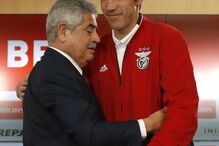 Luís Filipe Vieira e Bruno Lage