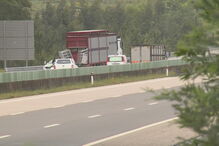 Despiste de camião corta A17 na Figueira da Foz no sentido Sul - Norte