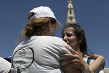 Peregrinos no Santuário de Fátima