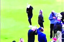 Golfista acerta em cheio na cabeça da mulher 