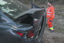 Veja como ficou o carro que Santana Lopes conduzia após acidente na A1