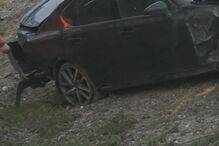 Veja como ficou o carro que Santana Lopes conduzia após acidente na A1