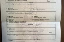 certidão Archie, Meghan 