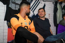 Iker Casillas a falar com Vaná