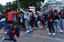 Festa benfiquista em Viseu