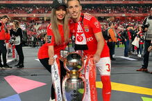 Família e amigos de Grimaldo na festa da 