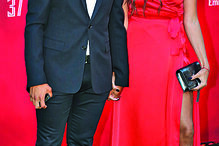 Toto Salvio na companhia de Magali Aravena