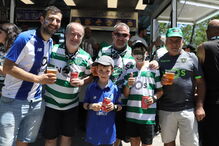 Adeptos do Sporting e do FC Porto fazem a festa da Taça de Portugal no Jamor