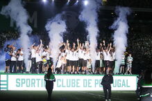 Sporting celebra conquista da Taça de Portugal no Estádio de Alvalade