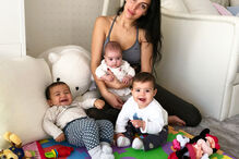 Georgina Rodríguez e crianças