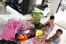 Georgina Rodríguez e crianças