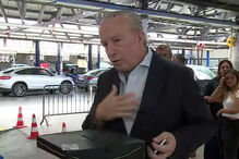 Santana Lopes a votar