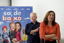 Miguel Falabella e Marisa Orth na apresentação do filme ‘Sai de Baixo’, em Lisboa 