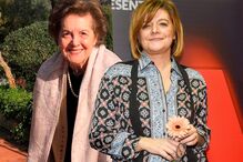 Júlia Pinheiro e a mãe Áurea Pinheiro
