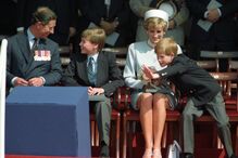 Príncipe Carlos, William, Princesa Diana e Harry