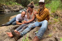 Amanda Eller no dia do resgate