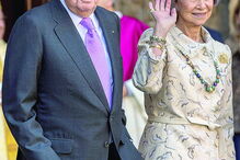 Rei Juan Carlos e a Rainha Sofia 