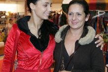 Luciana Abreu e a mãe quando, ainda, falavam