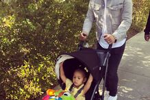 John Legend com a filha Luna