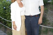 Ana Brito e Cunha com o marido, Afonso Coruche