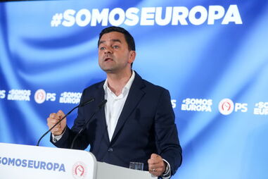 Pedro Marques no discurso de vitória nas Eleições Europeias
