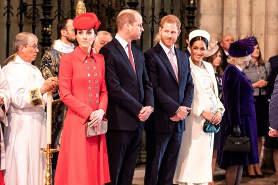 Harry, Meghan, Kate, William
