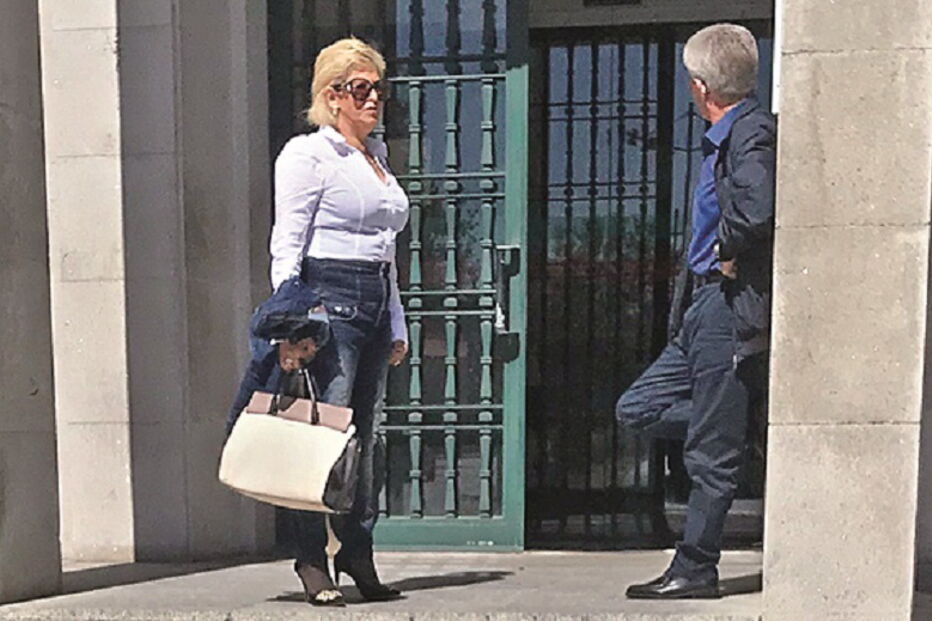 Amélia de Jesus no tribunal 