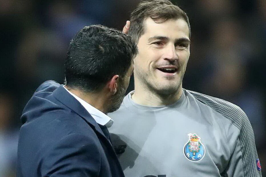 Iker Casillas e Sérgio Conceição