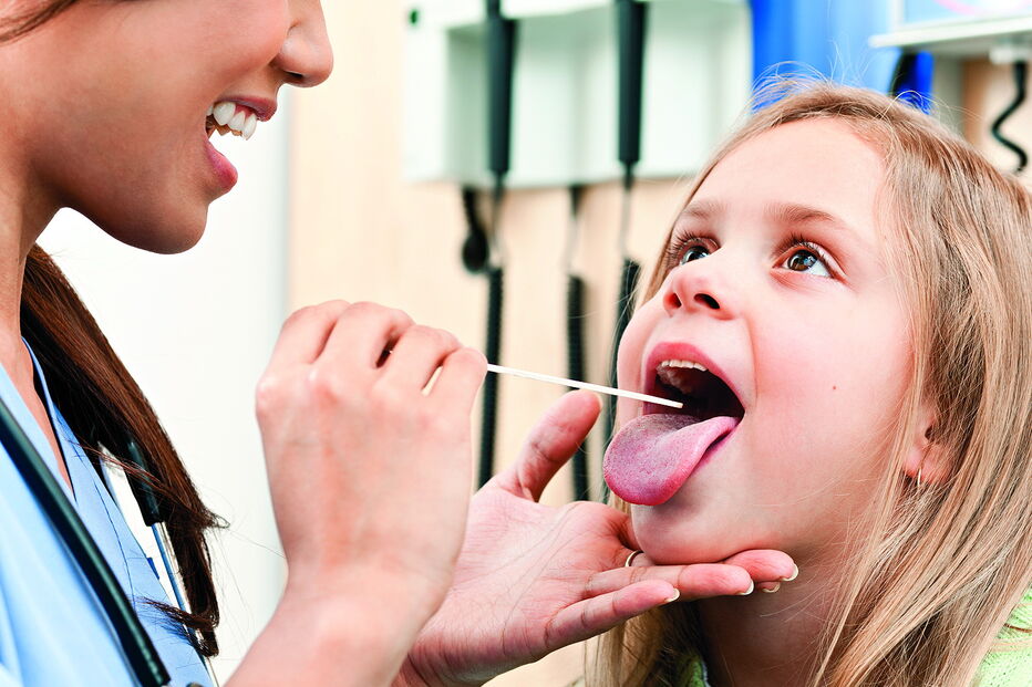 O diagnóstico das amigdalites  é, sobretudo, clínico  