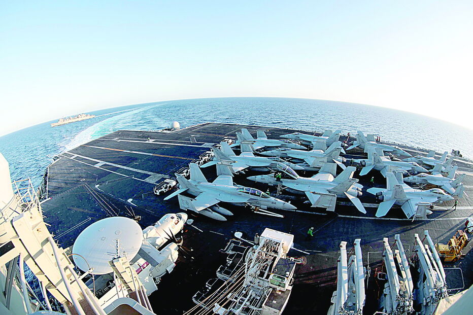 O porta-aviões ‘Abraham Lincoln’ e o respetivo grupo de batalha estão a caminho do Golfo Pérsico