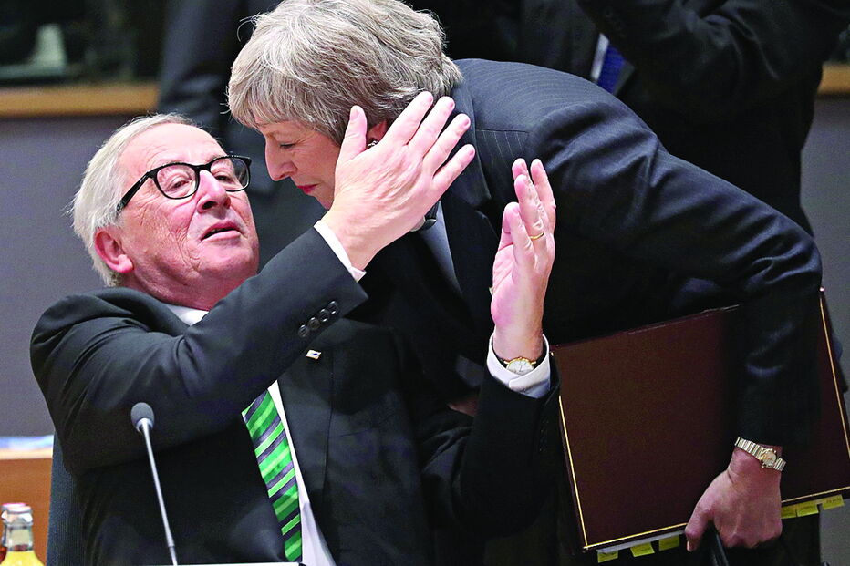 Jean-Claude Juncker e May