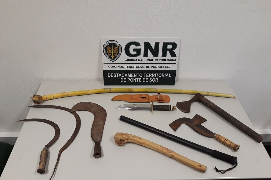 Apreendidas armas proibidas em Ponte de Sor