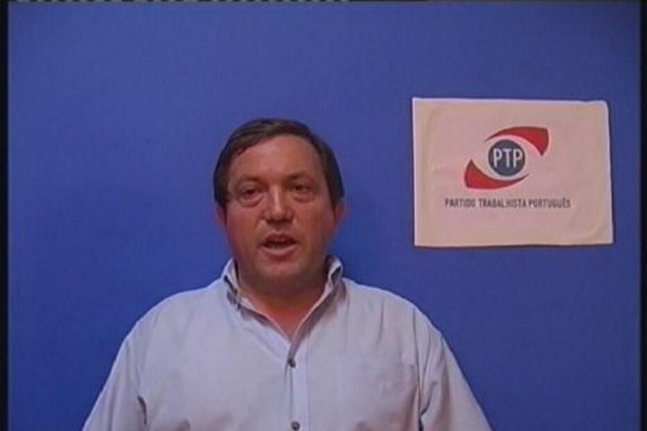 Armândio Cerdeira Madaleno, líder do partido Trabalhista Português 