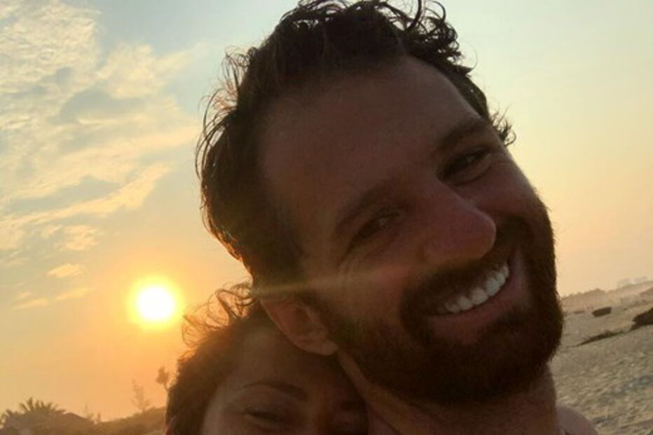 Sofia Ribeiro e o namorado