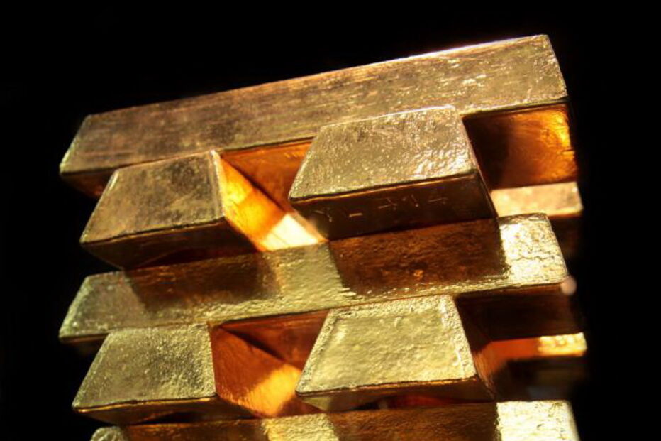 Barras de ouro