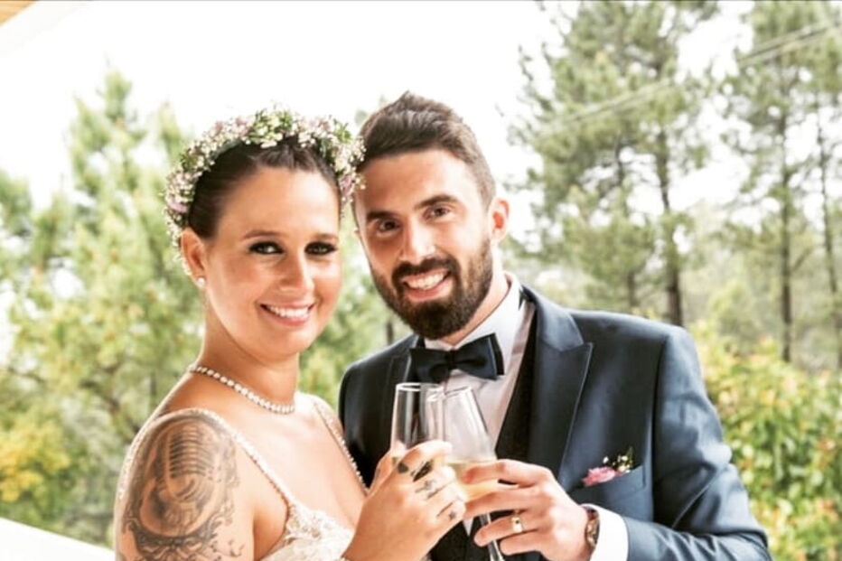 Daniela Pimenta e o marido Pedro Mourato