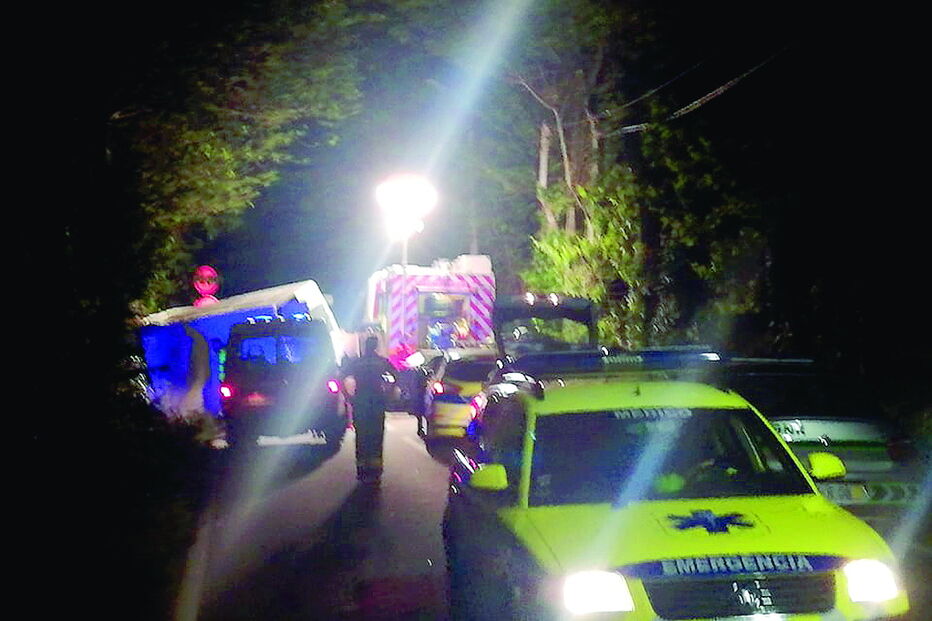 Acidente ocorreu em S. Vicente do Bico