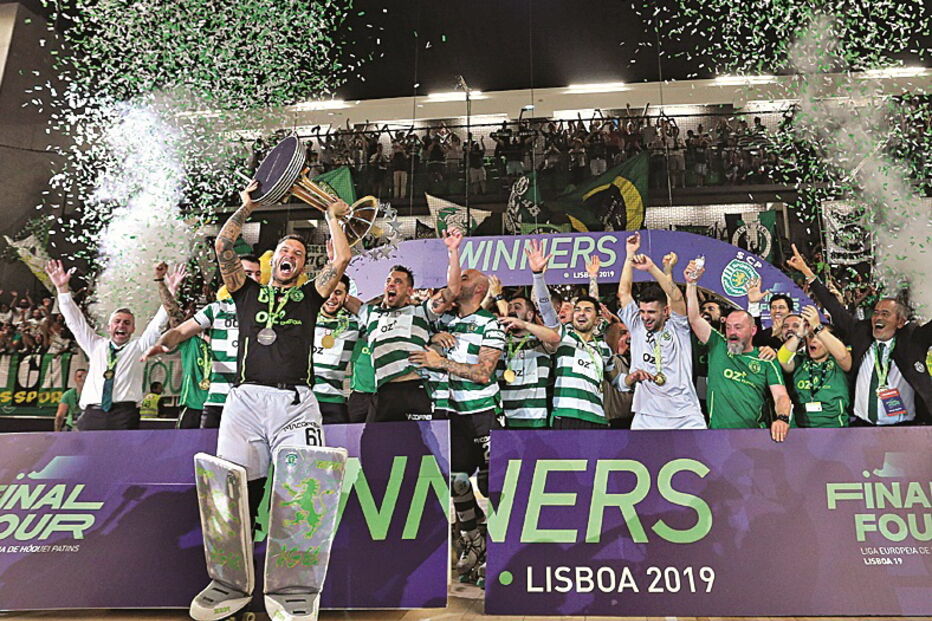 Sporting é campeão europeu de hóquei em patins pela segunda vez  