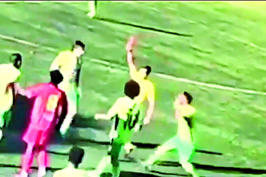 Futebolista preso por dar soco a árbitro na Amadora