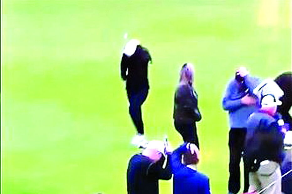 Golfista acerta em cheio na cabeça da mulher 