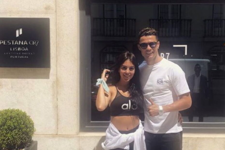 Cristiano Ronaldo e Georgina de visita a Lisboa 