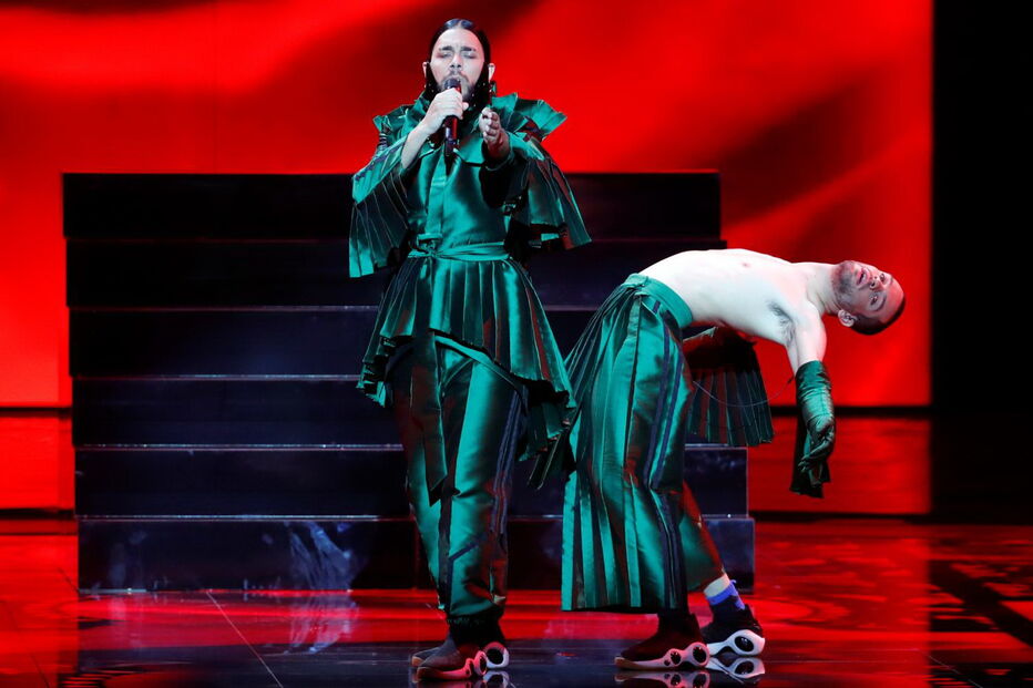 Conan Osíris na semi-final da Eurovisão