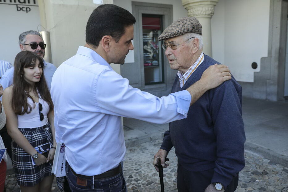 Pedro Marques passou boa parte do dia na região do Alentejo 