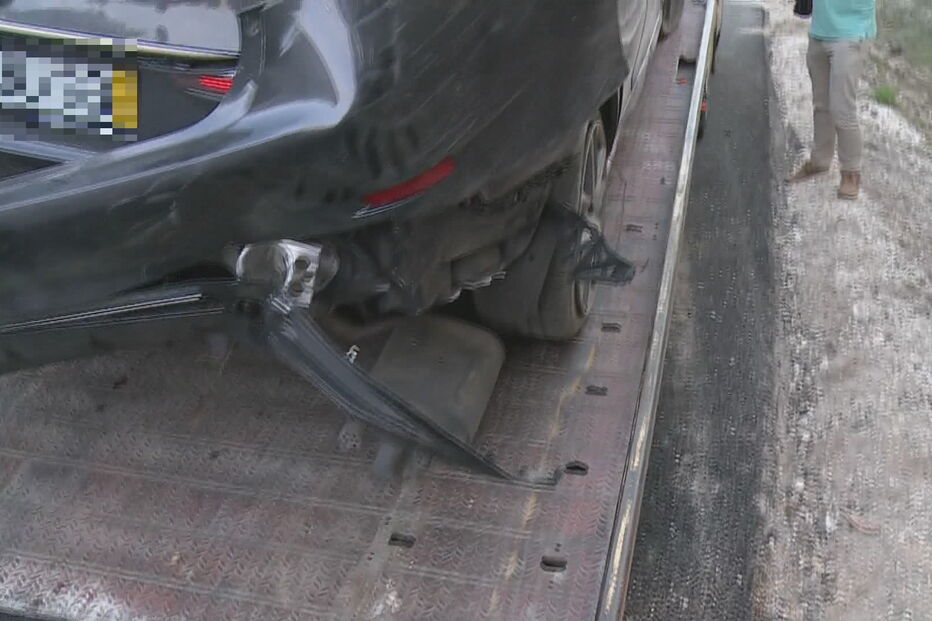 Veja como ficou o carro que Santana Lopes conduzia após acidente na A1