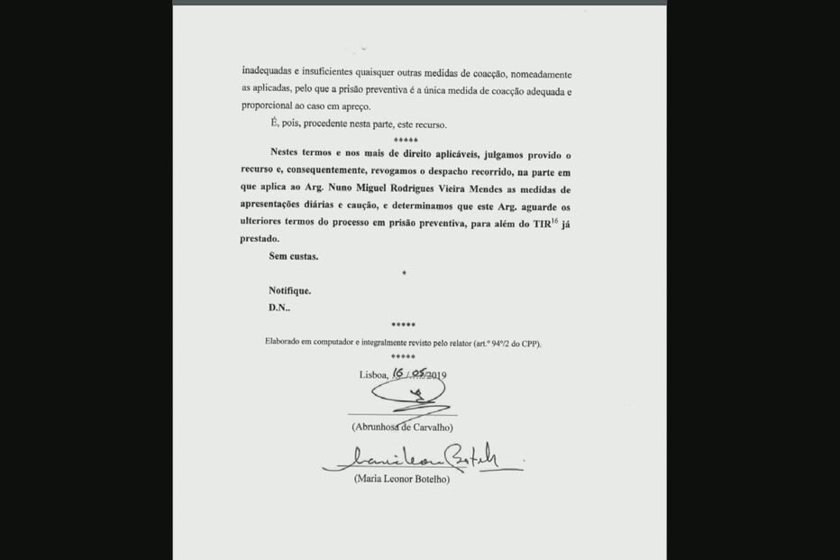 Despacho do Tribunal da Relação determina que Mustafá vai aguardar julgamento em prisão preventiva