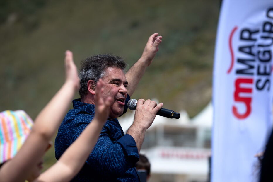 A participação de Toy foi um dos momentos altos do Mar Seguro, na Nazaré