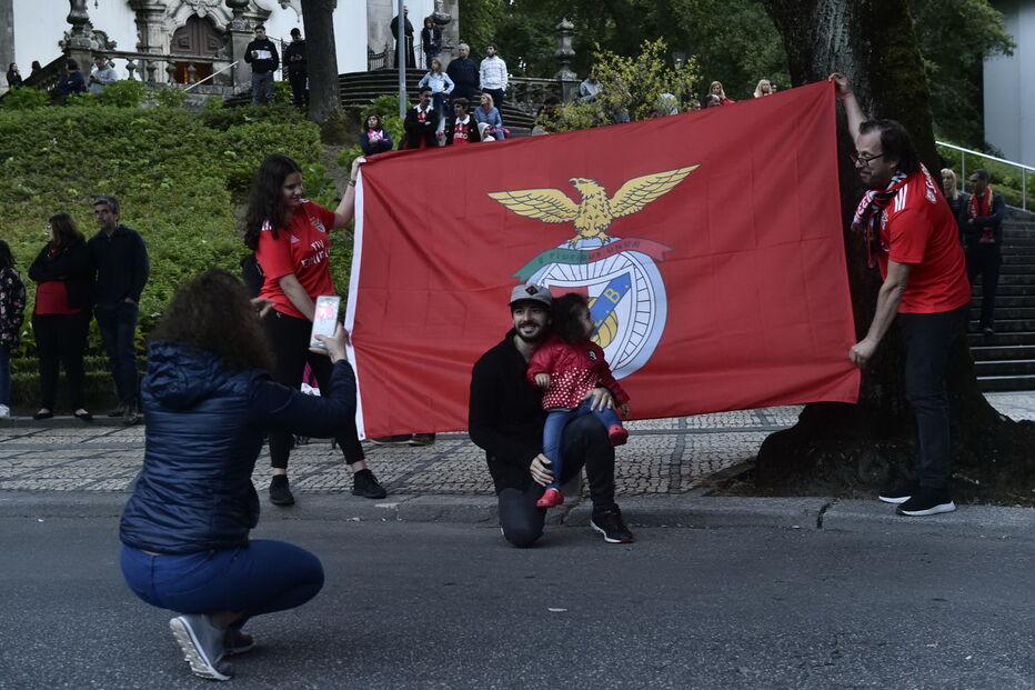 Festa benfiquista em Viseu