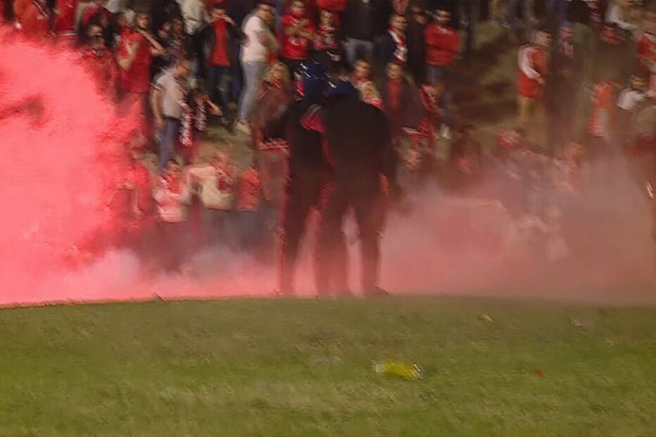 Tensão no Estádio da Luz