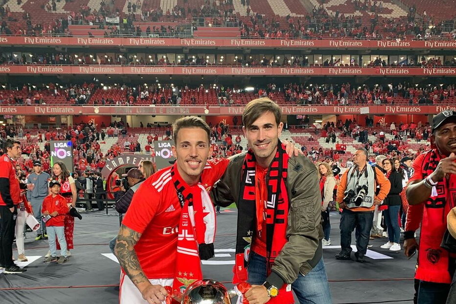 Família e amigos de Grimaldo na festa da 